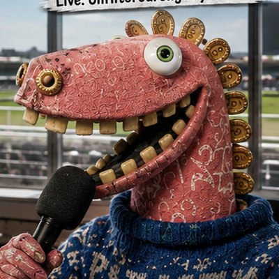 Punty, the host, leaning into the microphone mid-sentence